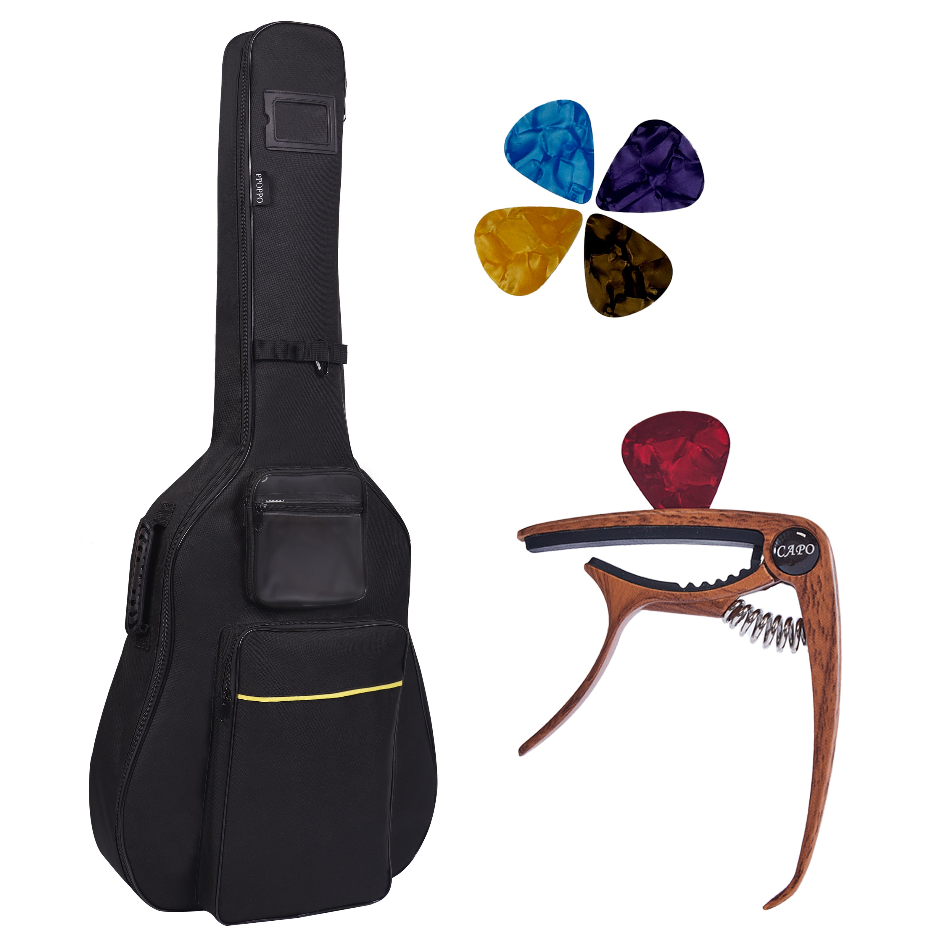 Yellow Folk Guitar -M4301+A