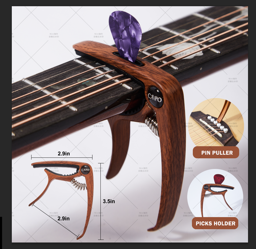 Yellow Folk Guitar -M4301