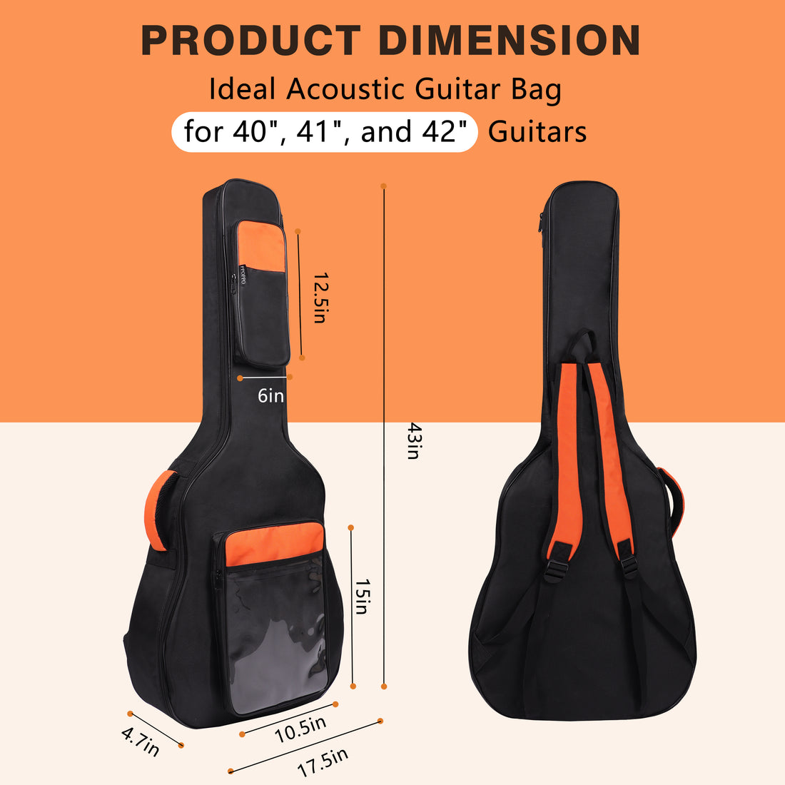 Colorblock Orange -M4302