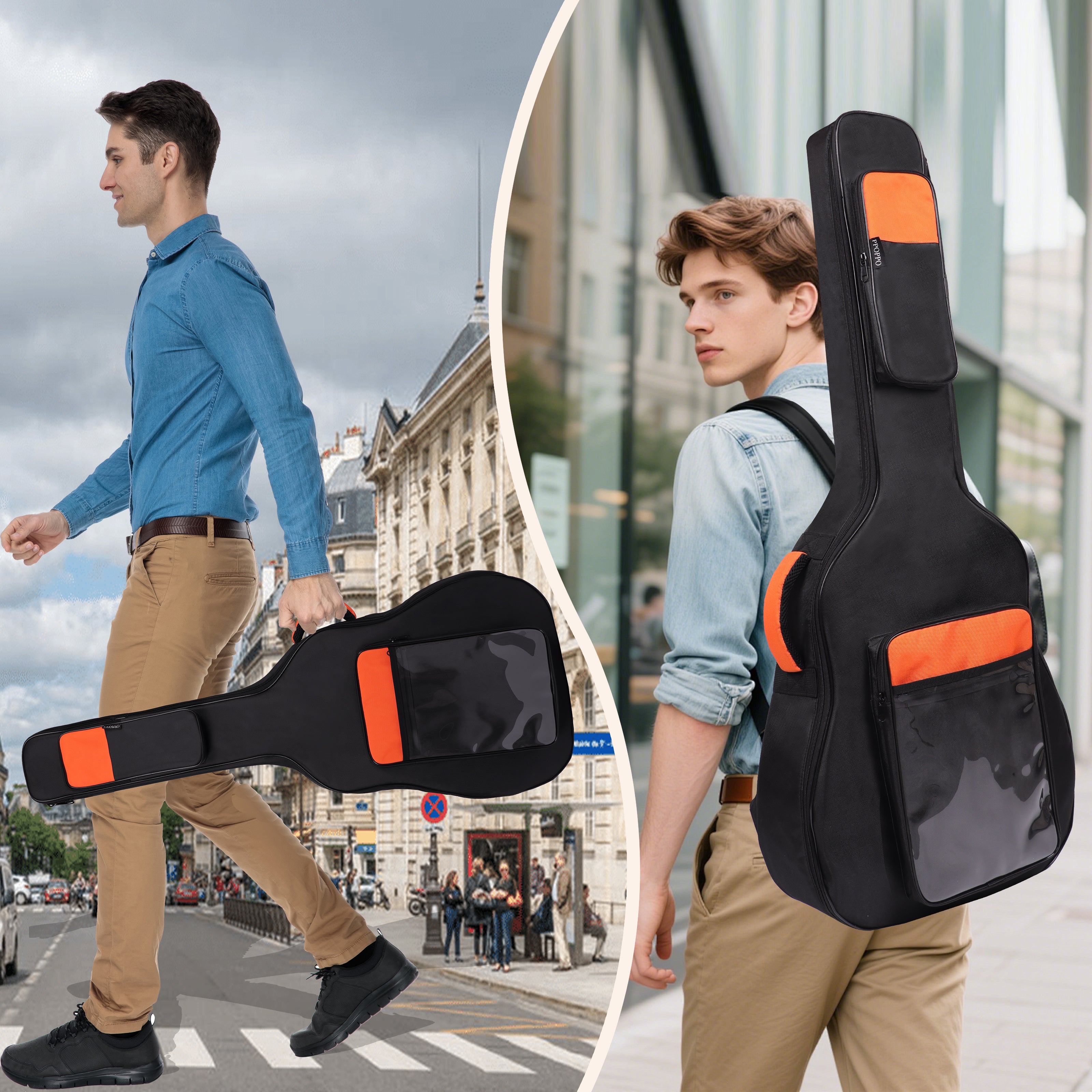 Colorblock Orange -M4302