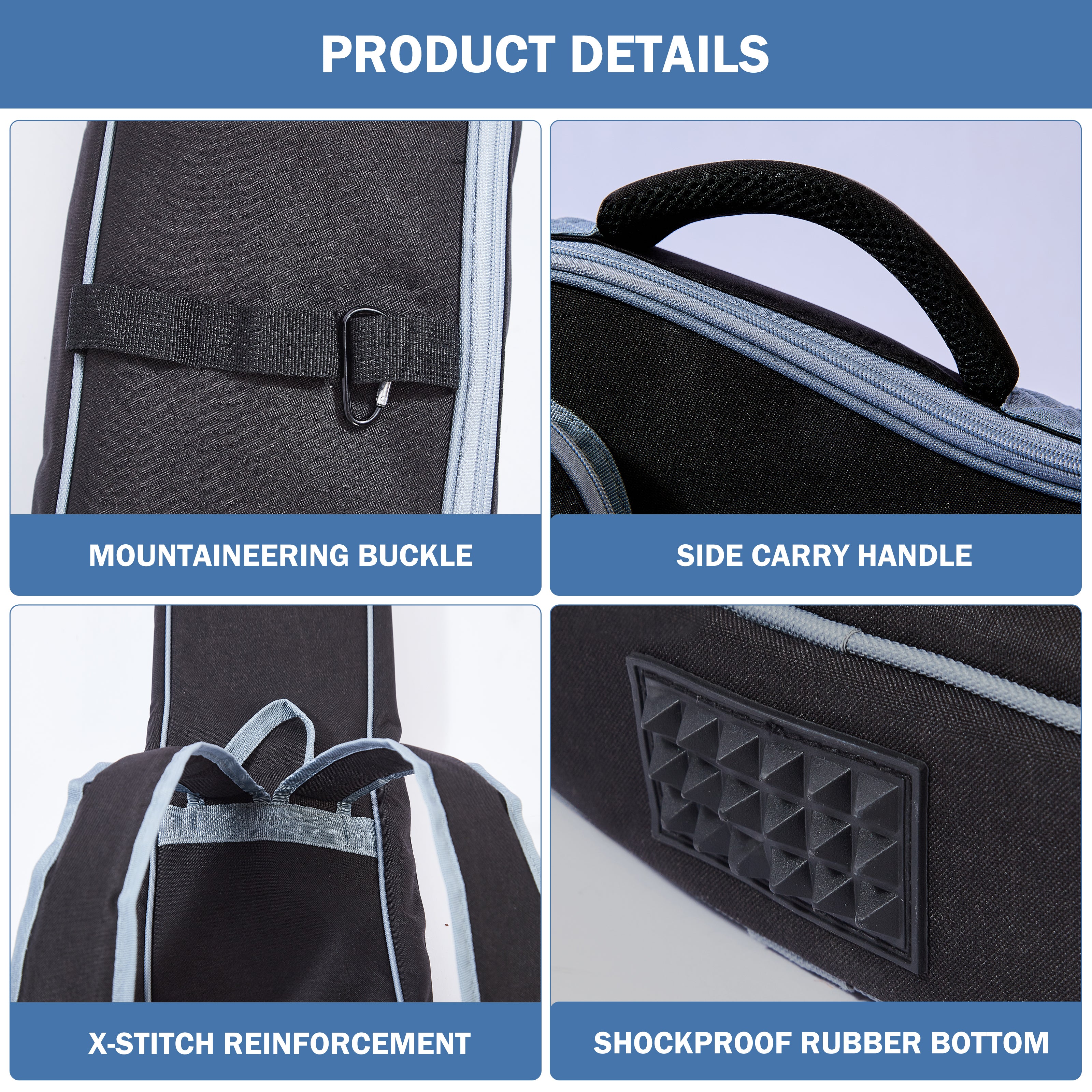 Gray Trim Electric Guitar -D4002