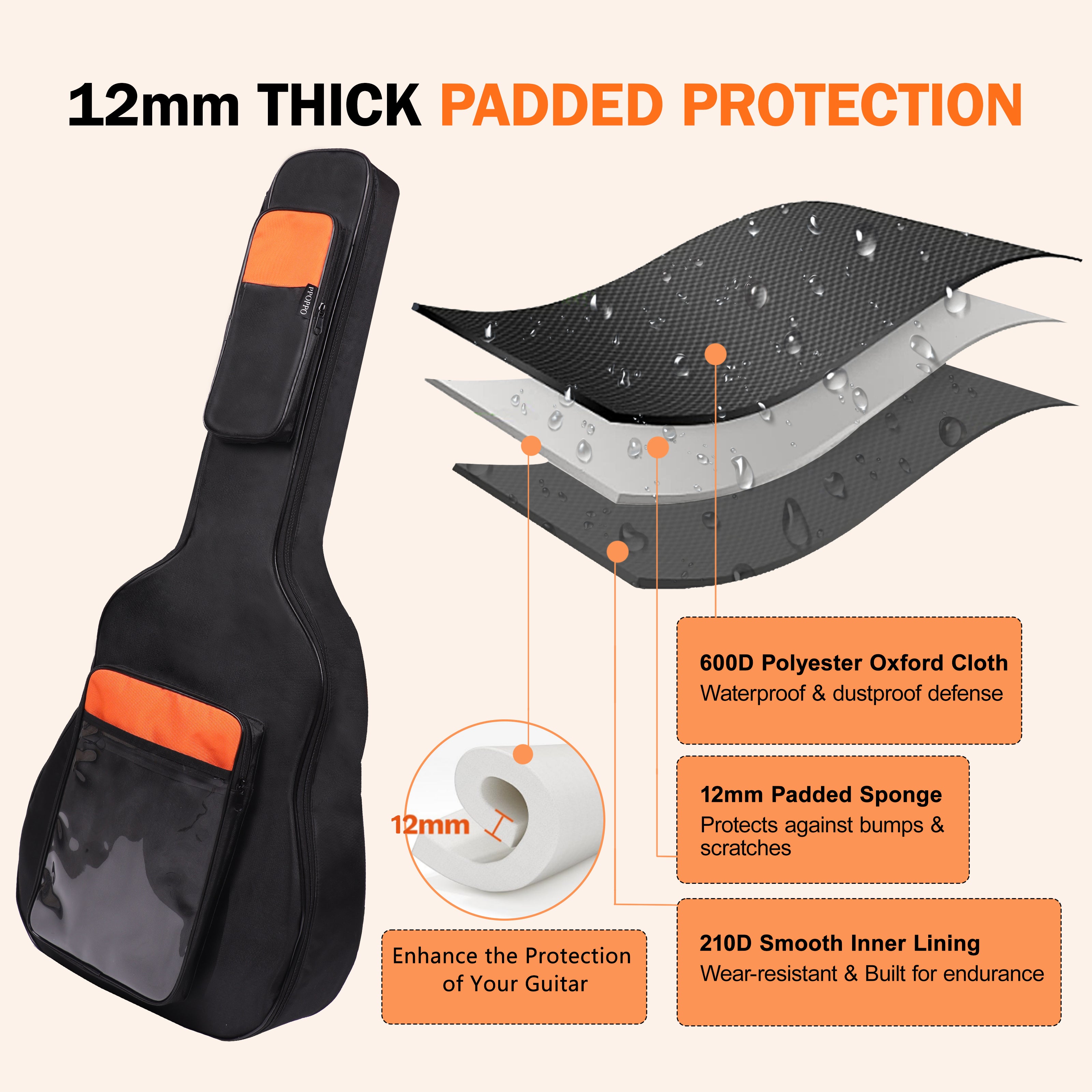 Colorblock Orange -M4302