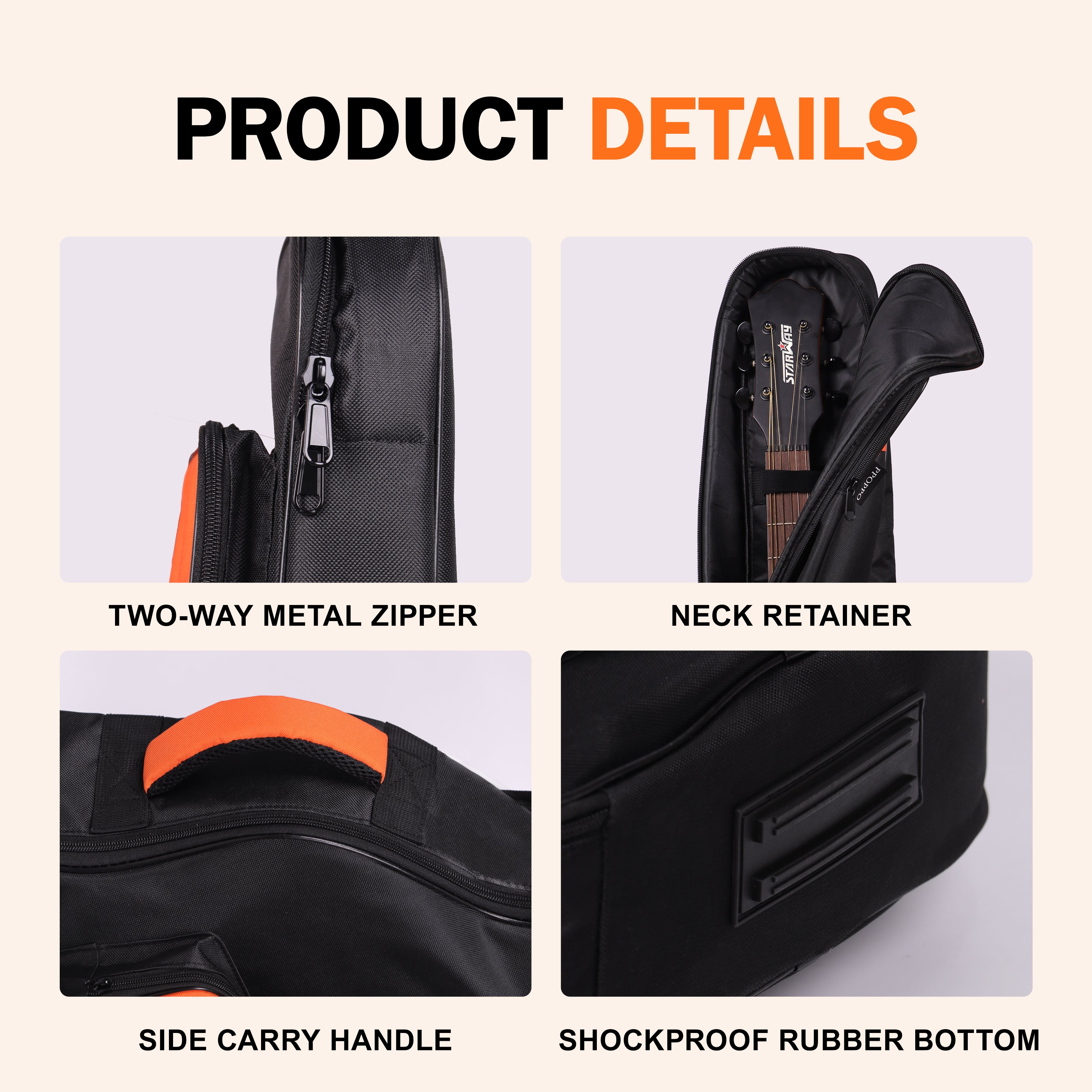 Colorblock Orange -M4302